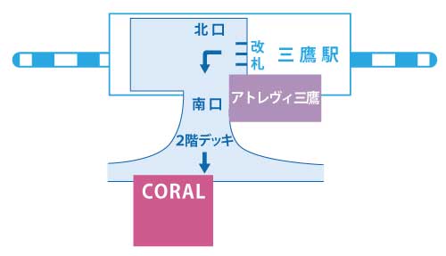 コラル地図